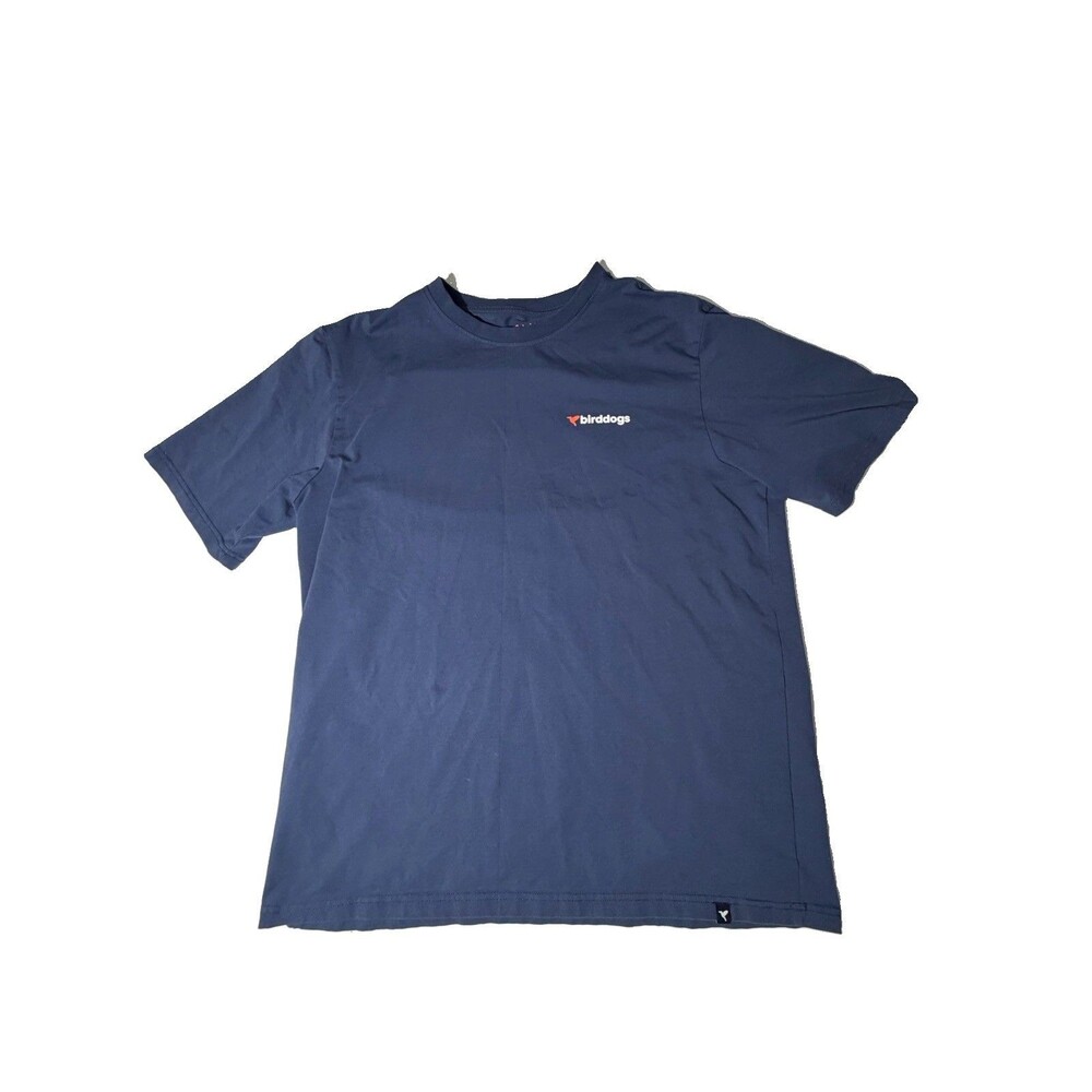 NWOT Birddogs Men’s XL Blue T-Shirt Bird Logo Short Sleeve Cotton